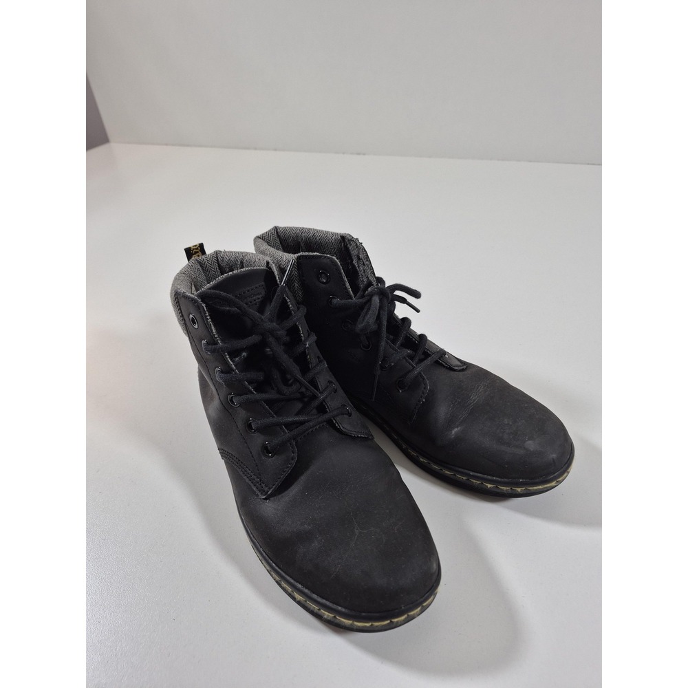 Doc Dr Martens Womens Maelly Leather Padded Collar Ankle Boots Black Size 42 10